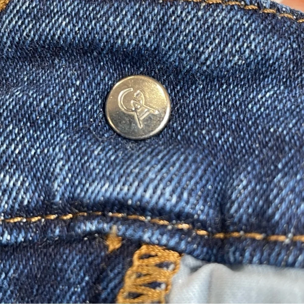 Good American Good Waist Ankle Skinny Jeans size 8/29. Dark blue wash Stretchy
